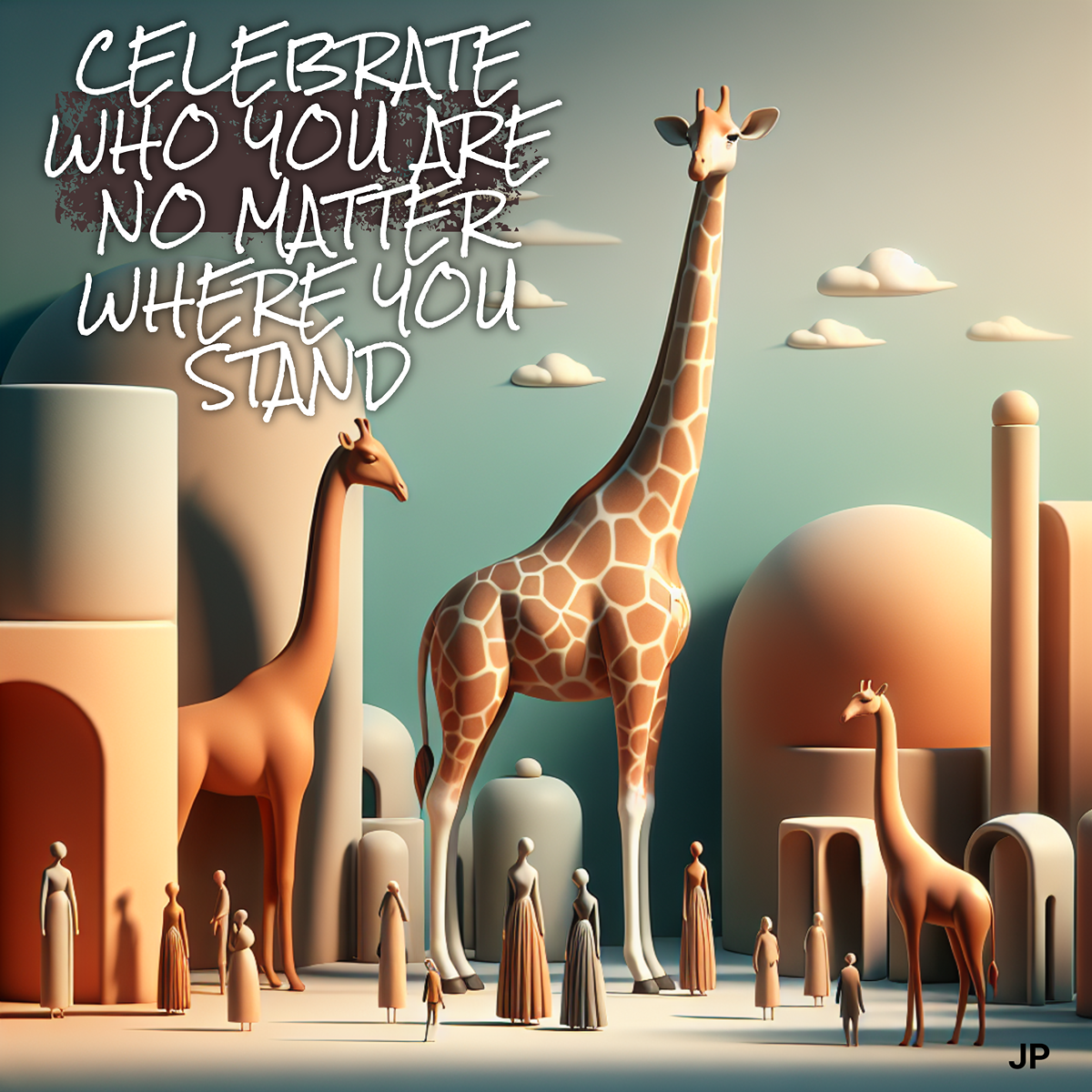 "Stand Tall" Digital Art Wallpaper